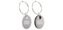 Circle Stainless Steel Keytag