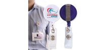 Corfu Retractable Name Badge Holder