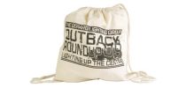 Calico Library Back Pack With Drawstring - 200 Gsm