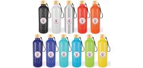 Gelato Aluminium Drink Bottle with Bamboo Lid