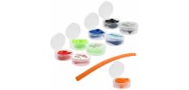 Compact Silicone Straw in Case