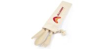 Delish Eco Cutlery Set in Calico Pouch