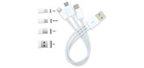 3 in 1 Combo USB Cable - Micro, 8 Pin, Type C