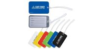 Shiny PVC Luggage Tag with Loop
