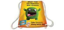 Cotton Drawstring Bag with Full Colour Design - 170 GSM