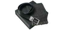 Set Christian Lacroix Black (belt & Scarve)