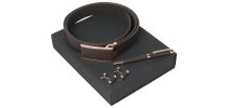 Set Seal Brown (ballpoint Pen, Cufflinks & Belt)