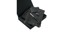 Set Christian Lacroix Black (ballpoint Pen, Card Holder, Cufflinks & Scarve)