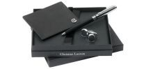 Set Christian Lacroix Black (ballpoint Pen, Card Holder & Cufflinks)