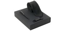 Set Christian Lacroix Black (ballpoint Pen, Key Ring & Silk Tie)