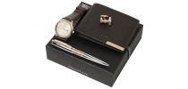 Set More (ballpoint Pen, Money Wallet, Watch & Cufflinks)