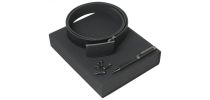 Set Seal Grey (ballpoint Pen, Cufflinks & Belt)
