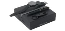 Set Christian Lacroix Black (ballpoint Pen, Key Ring & Watch)