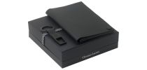 Set Christian Lacroix Black (key Ring & Travel Wallet)