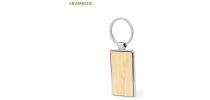 Arixon Bamboo Chrome Finish Keyring