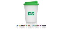 Eco Coffee Cup Plastic Double Wall Cup2Go Frosted 356ml