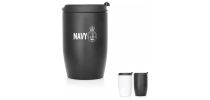 Eco Coffee Cup Stainless Double Wall Cup2Go 356ml