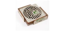 Eco MDF Coaster Set with optional Flat Holder