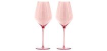 M&W Glamour Wine Glass 520ml Set of 2 Pink