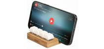 Bamboo Stand Keyboard Stress Reliever