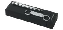 Set Cerruti 1881 Silver (ballpoint Pen & Key Ring)