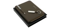 Set Cerruti 1881 Taupe (ballpoint Pen, Conference Folder A5 & Key Ring)
