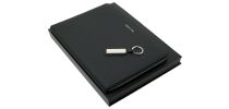 Set Hamilton Black (conference Folder A4 & Key Ring)