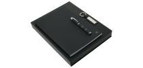 Set Cerruti 1881 Black (rollerball Pen, Note Pad A4 & Key Ring)