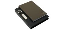 Set Hamilton Taupe (note Pad A5 & Key Ring)