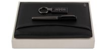 Set Irving Black (rollerball Pen, Folder A5 & Key Ring)