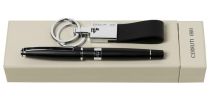 Set Cerruti 1881 Black (rollerball Pen & Key Ring)