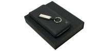Set Hamilton Black (key Ring & Travel Wallet)