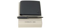 Set Hamilton Dark Blue (ballpoint Pen & Premium Leather Wallet)