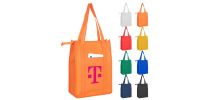 Non Woven Cooler Bag with Top Zip Closure
