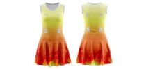 Womens Full-Skirt Netball Dress