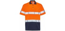 Hi-Vis Day / Night Short Sleeve Cool Breathe Safety Polo