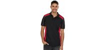 Unisex Grid Short Sleeve Polo