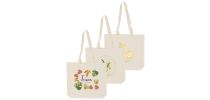 170gsm Full Coloured Long Handle Calico Bag with Gusset