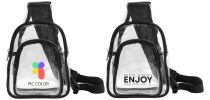 Clear PVC Crossbody Backpack