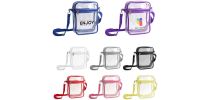 Clear Tote Bag with Zipper Closure Crossbody