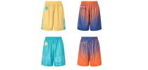 Unisex Adults 100% Polyester Sublimated Reversible Basketball Shorts