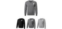 Men's 100% Cotton V-Collar Sweater