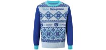 Unisex Acrylic Cotton Jacquard Sweater