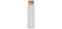 550ml Glass Drink Bottle with Bamboo Lid
