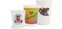 PLA Double Wall Compostable Paper Cups