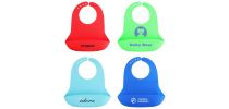 Silicone Bib with Snap Closure