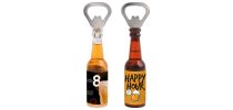 Bottle Shaped Opener with Fridge Magnet