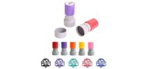 Coloured Round Stamp