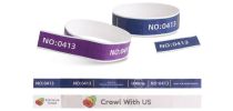 Tabbed Disposable Tyvek Wristband