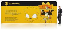 6m Straight Tension Fabric Display Wall